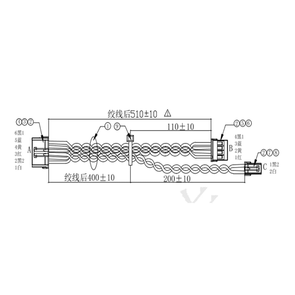 Positioning Board Connection Harness