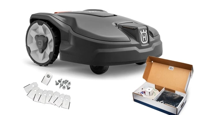 Bild på Husqvarna Automower® 315 Mark II Startpaket (Offert) hos Robotshoppen.