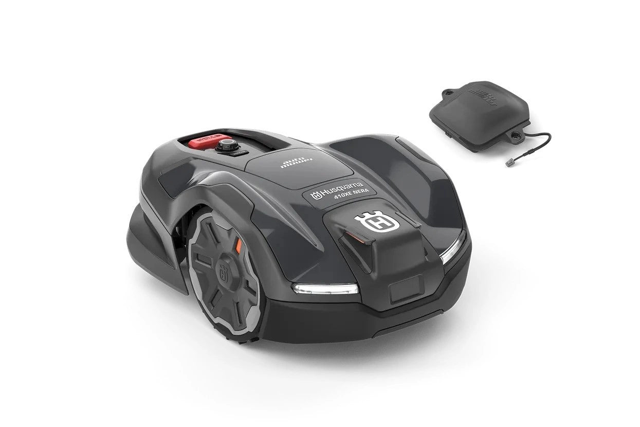 Bild på Husqvarna Automower® 410Xe Nera Med Slinglös Teknik (Offert) hos Robotshoppen.