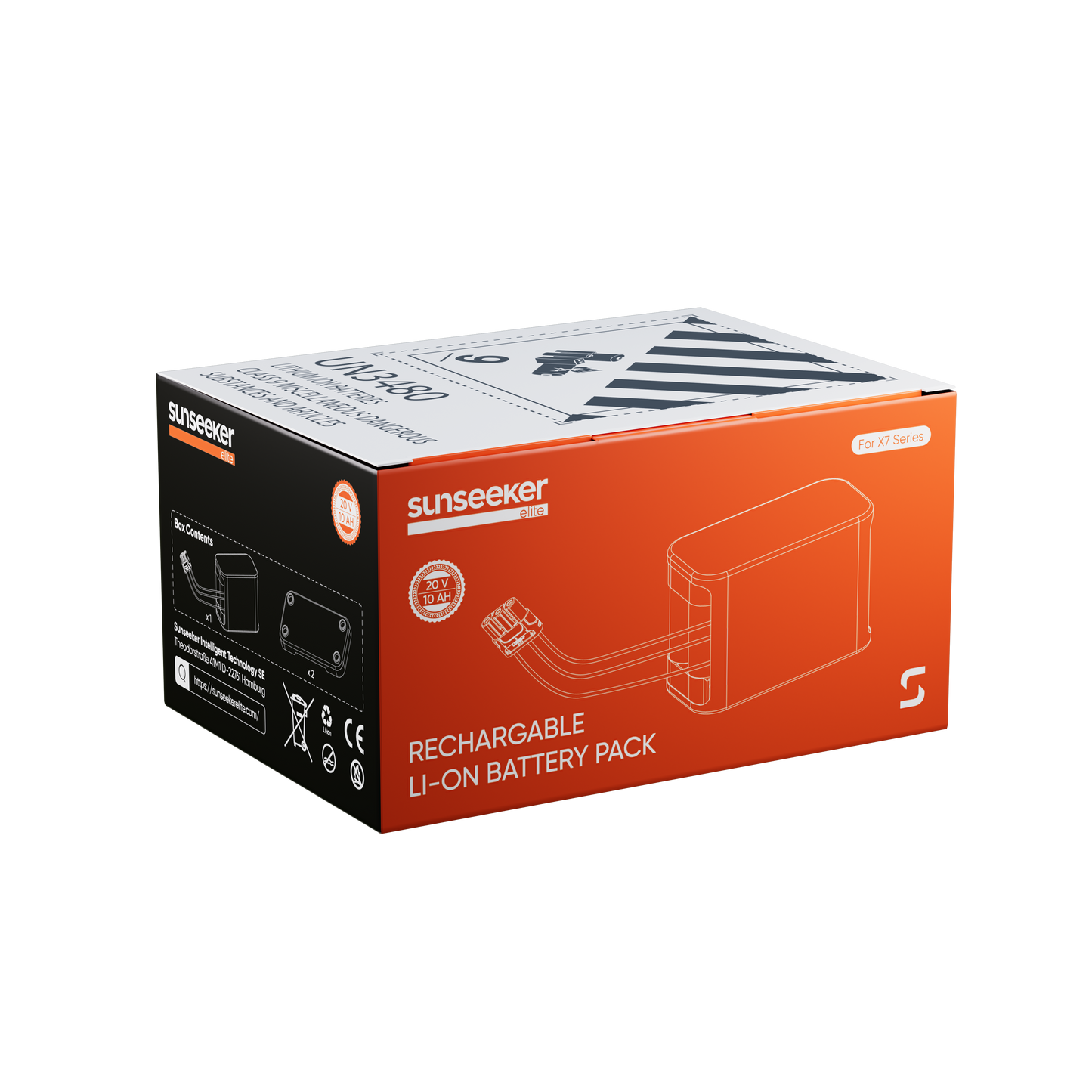 Rechargable Battery Pack (För X7 X7 Gen2)
