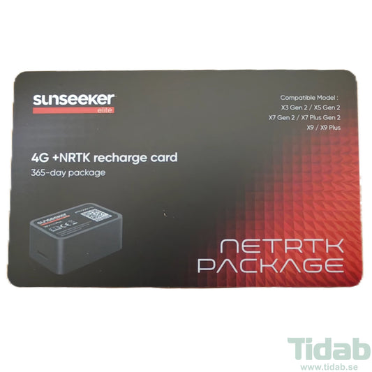 4G +NRTK recharge card Gen2