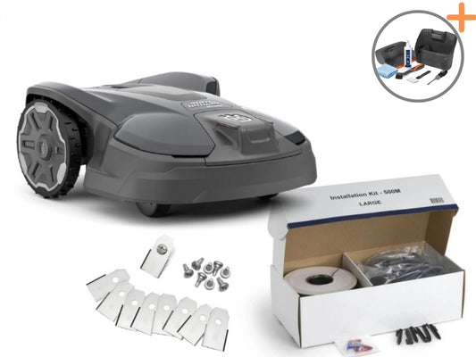 Bild på Husqvarna Automower® 320 Nera Startpaket | Underhållskit På Köpet! (Offert) hos Robotshoppen.