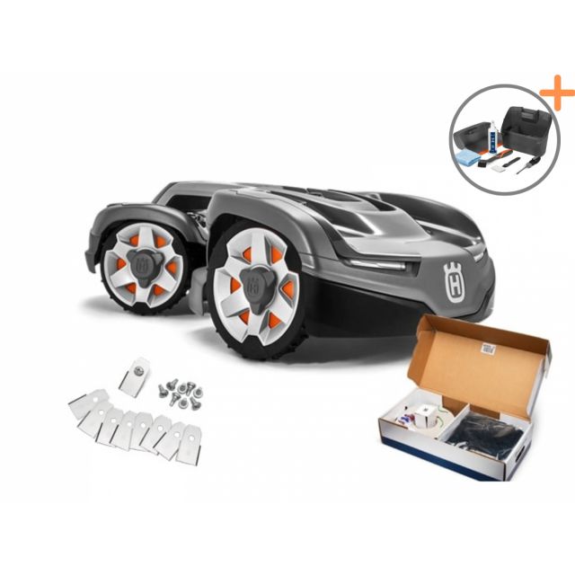 Bild på Husqvarna Automower® 435X AWD Startpaket | Underhållskit På Köpet! (Offert) hos Robotshoppen.
