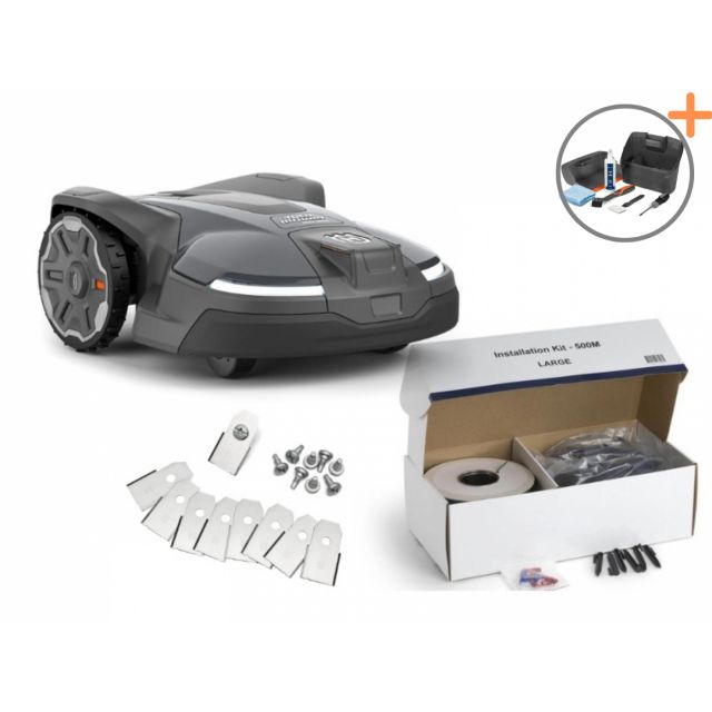 Bild på Husqvarna Automower® 450X Nera Startpaket | Underhållskit På Köpet! (Offert) hos Robotshoppen.